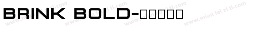 Brink Bold字体转换